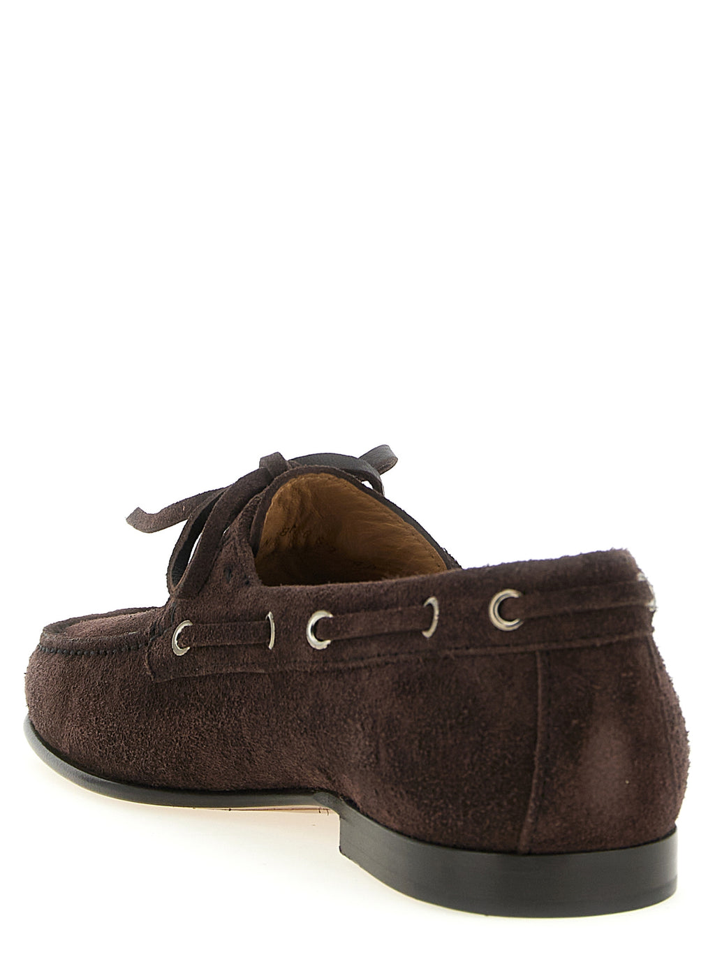Mocassins en daim marron