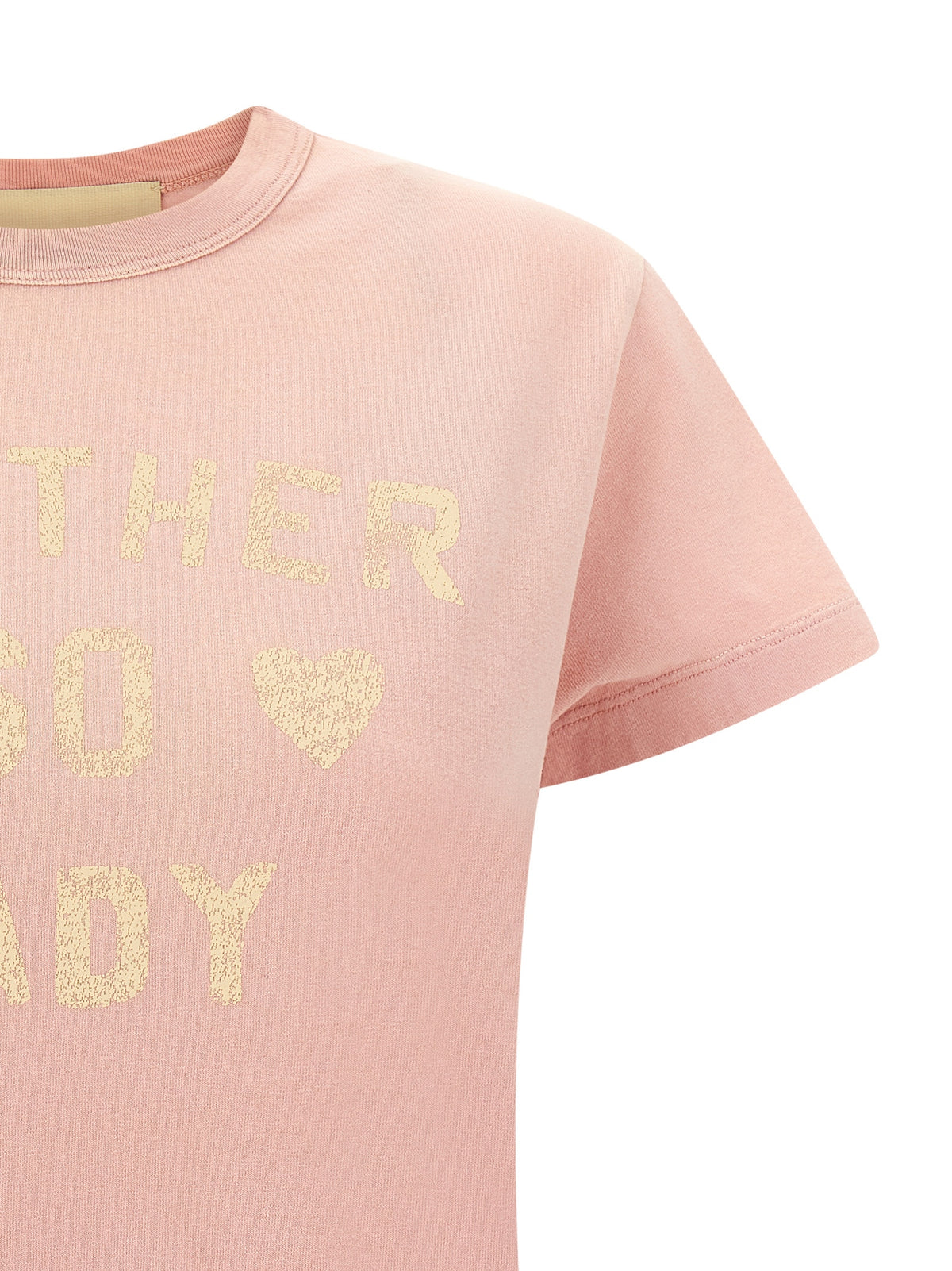 T-shirt en coton rose
