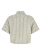 Veste en coton beige