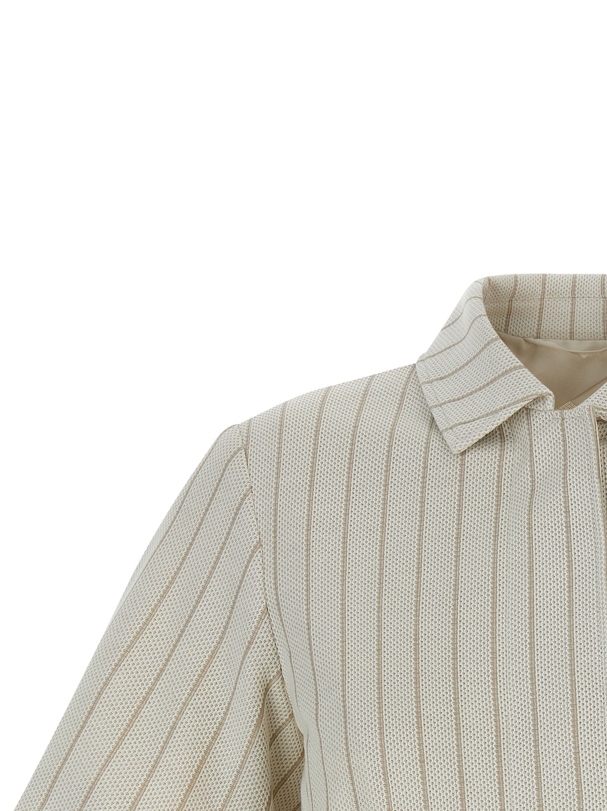 Veste en coton beige