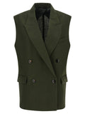 Veste en lin verte