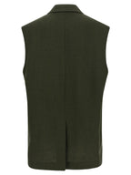 Veste en lin verte