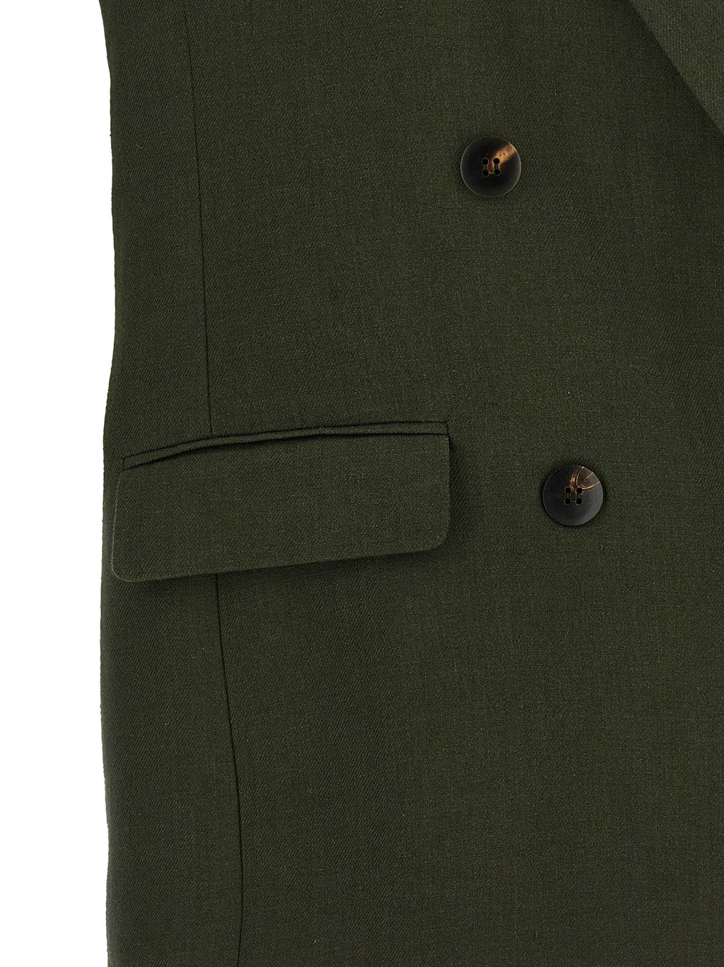 Veste en lin verte