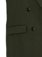 Veste en lin verte