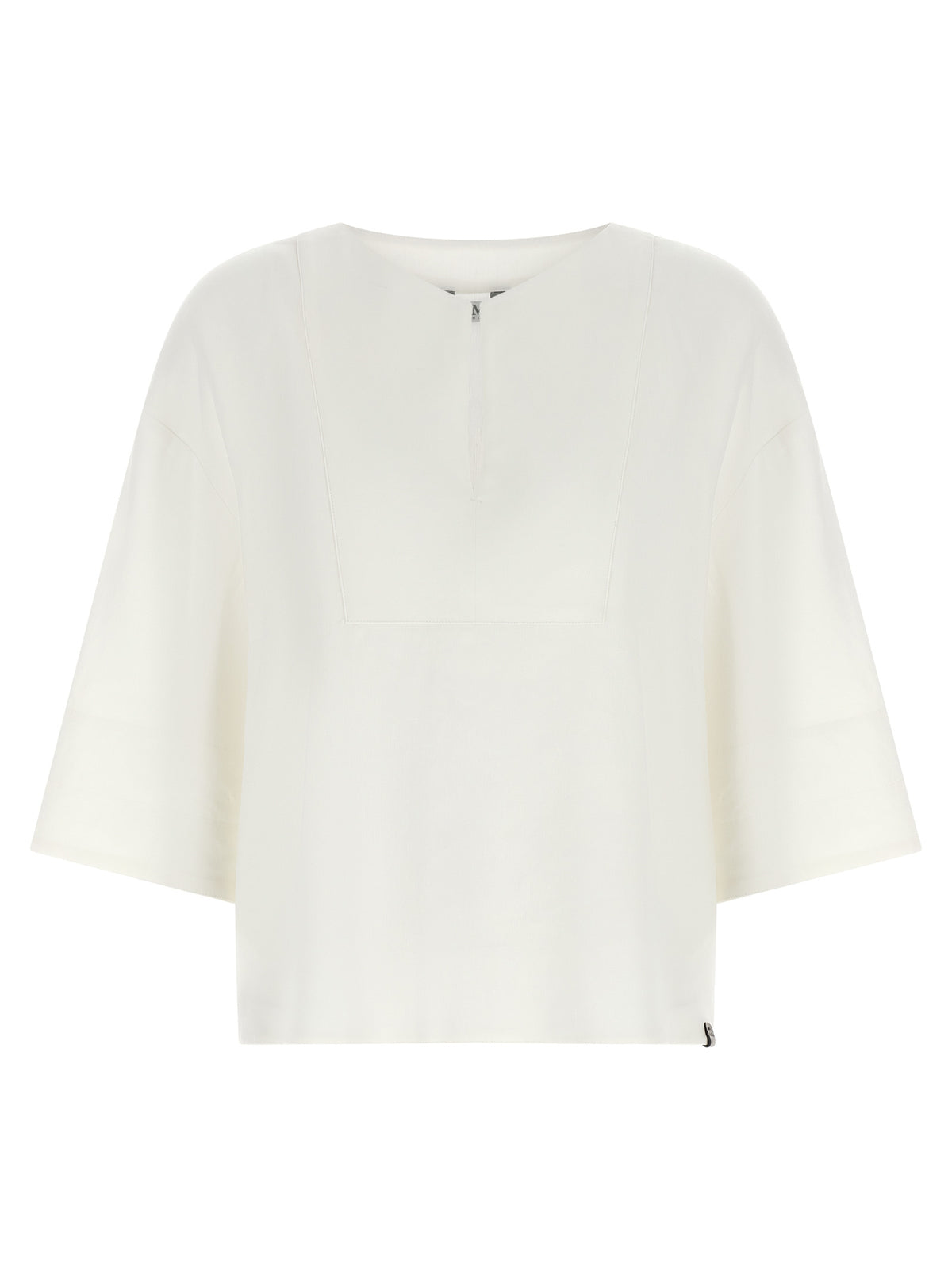 White Linen Blouse