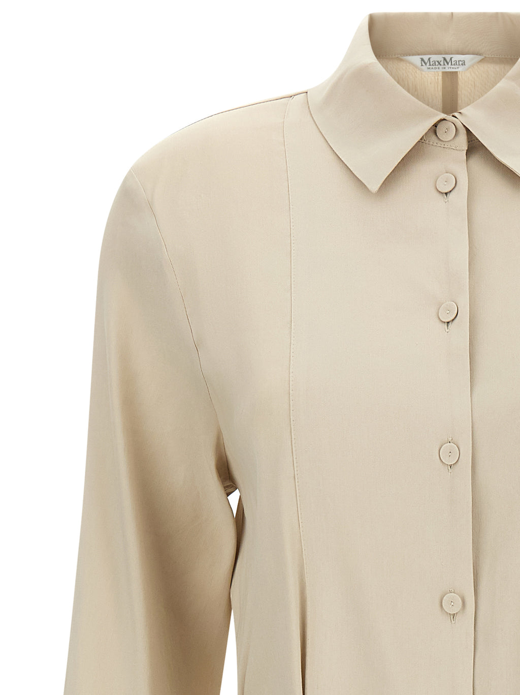 Robe en lin beige