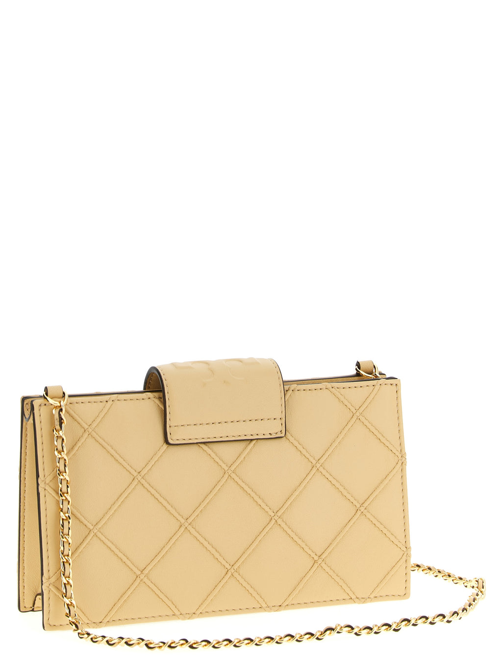 Lambskin Card Holder – Beige