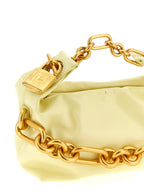 Sac à main en cuir jaune