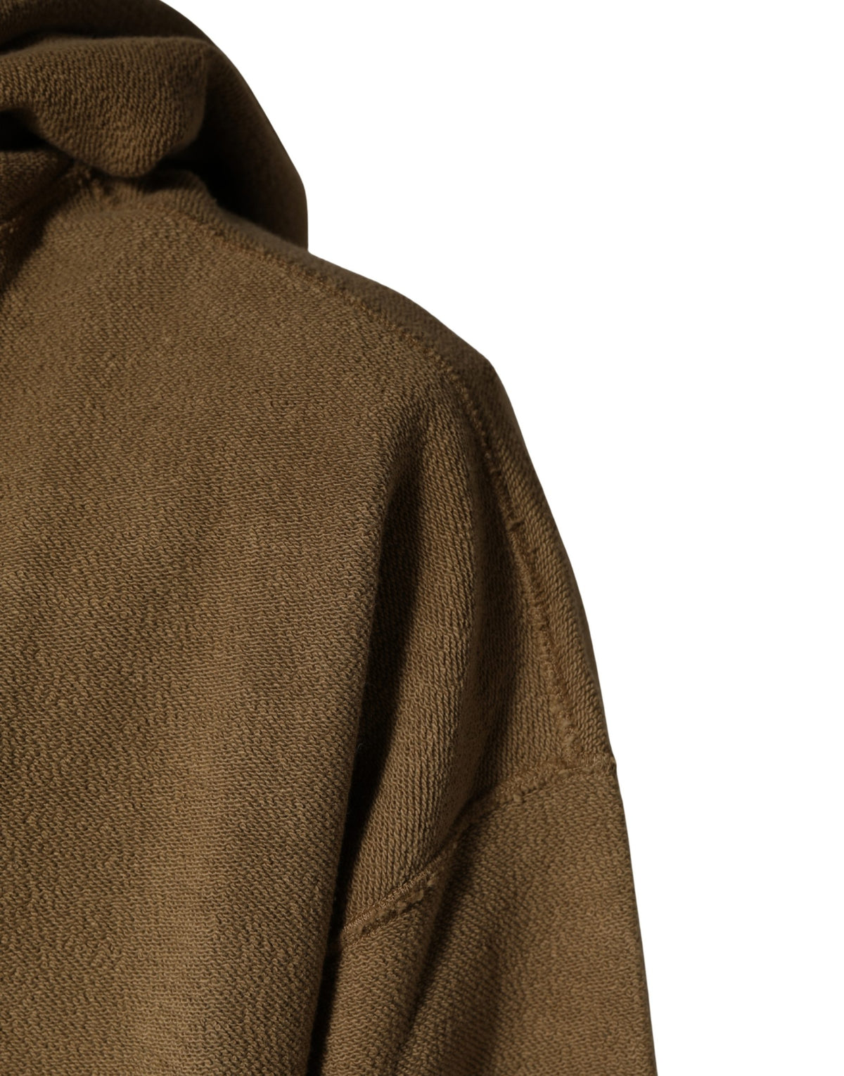 Logo Cotton Hoodie – Brown