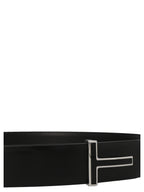 Ceinture en cuir noir