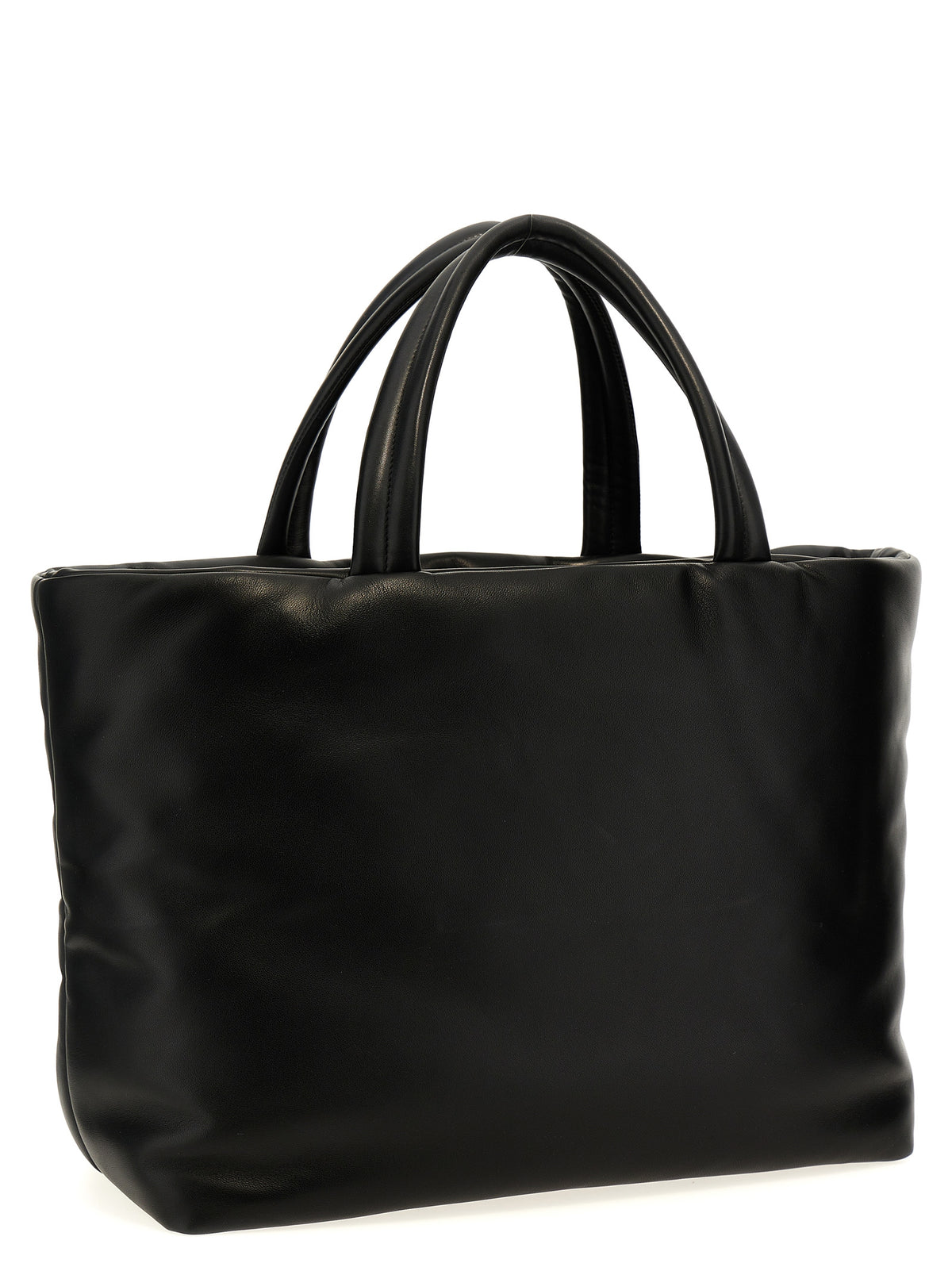 Black Leather Tote Bag