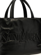 Black Leather Tote Bag