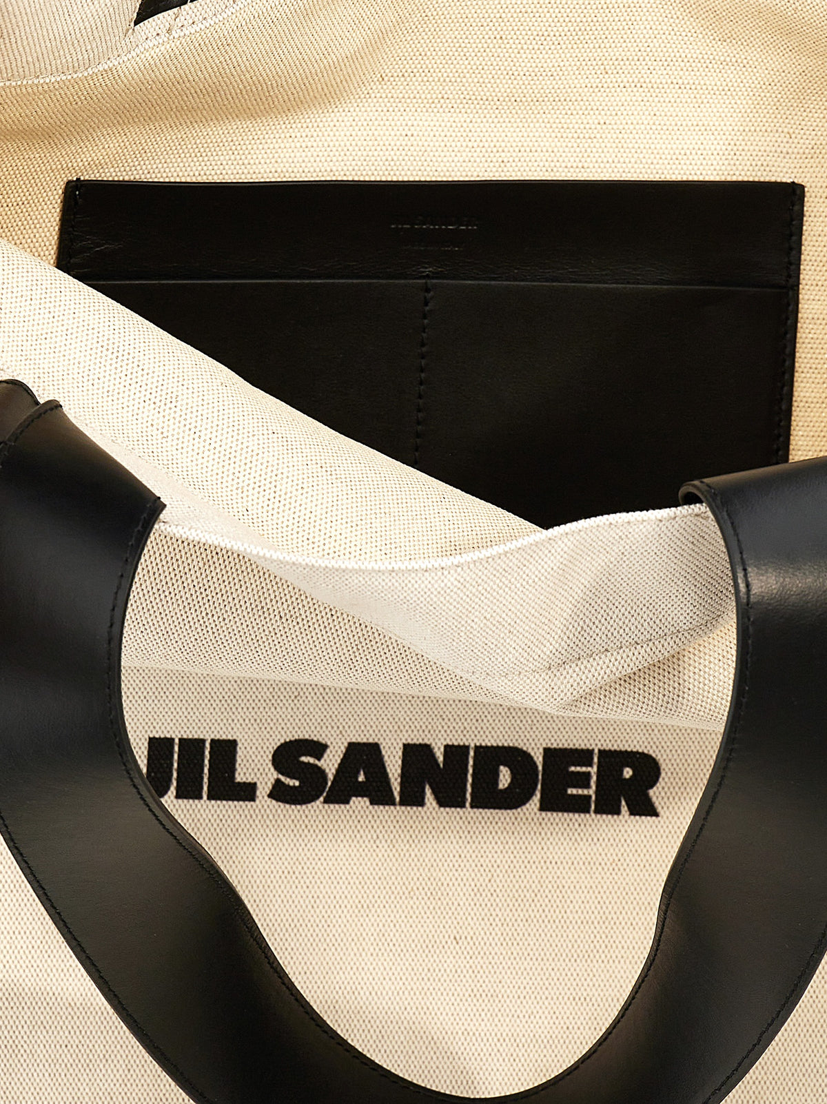 Sac fourre-tout blanc et noir