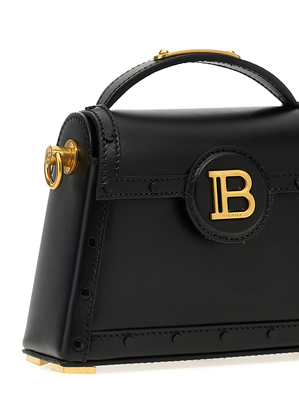 Sac à main en cuir noir