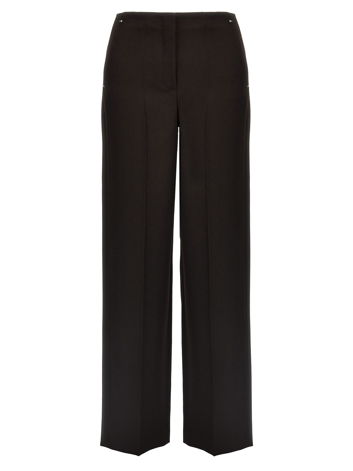 Pantalon en laine vierge violet