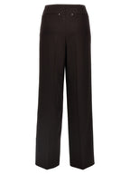 Purple Virgin Wool Trousers