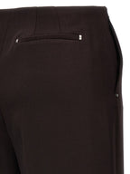 Purple Virgin Wool Trousers