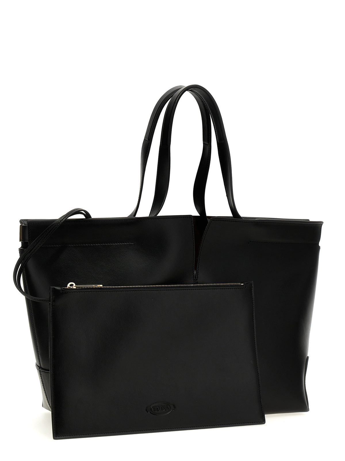 Sac cabas en daim noir