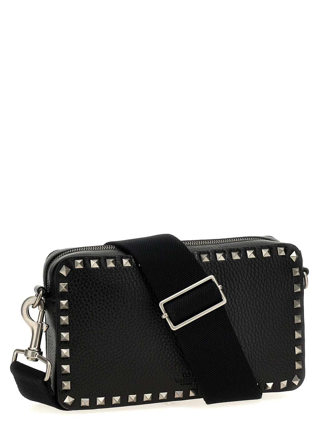 Rockstud Crossbody Bag – Black