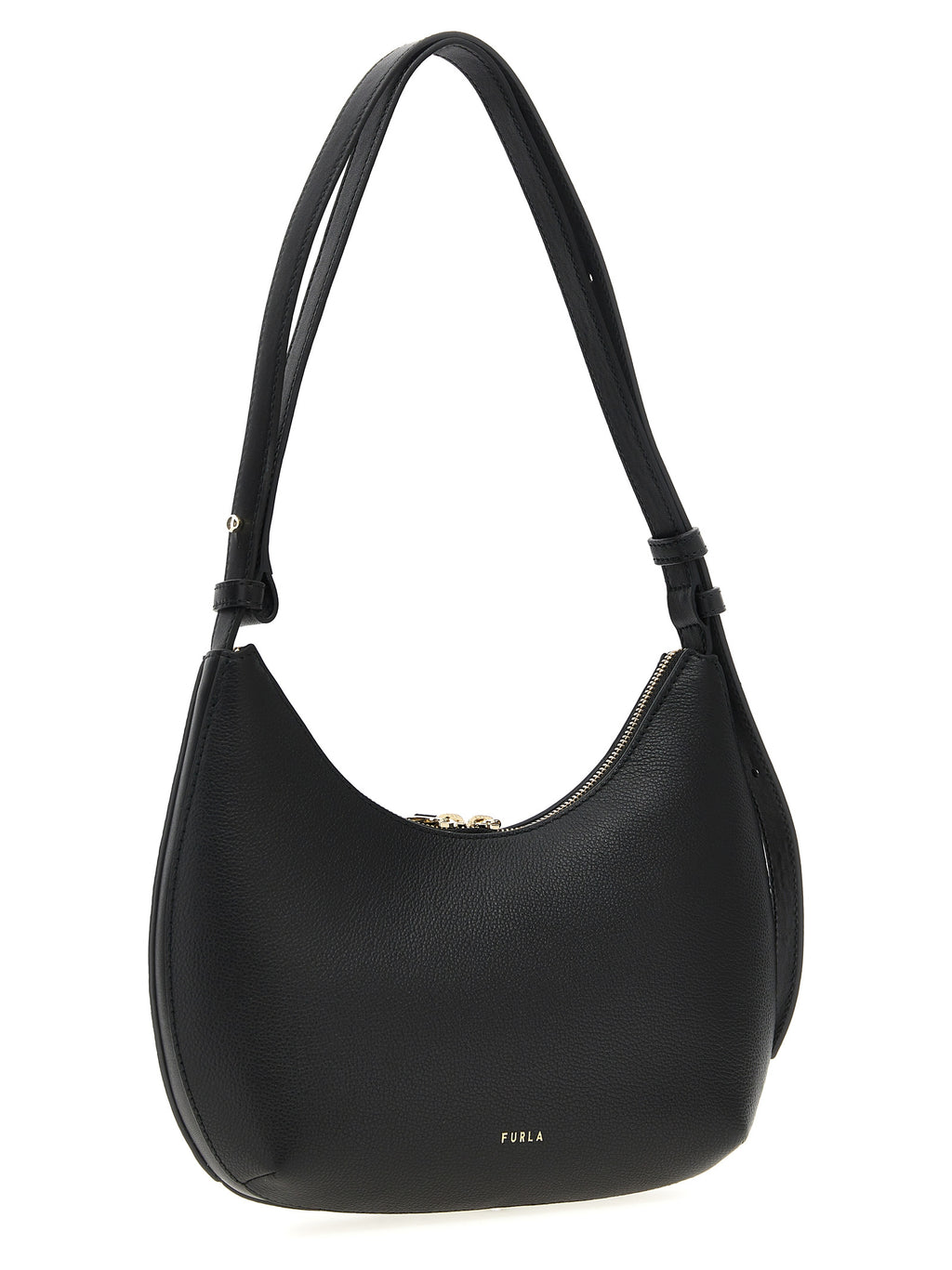 Sac à bandoulière en cuir noir