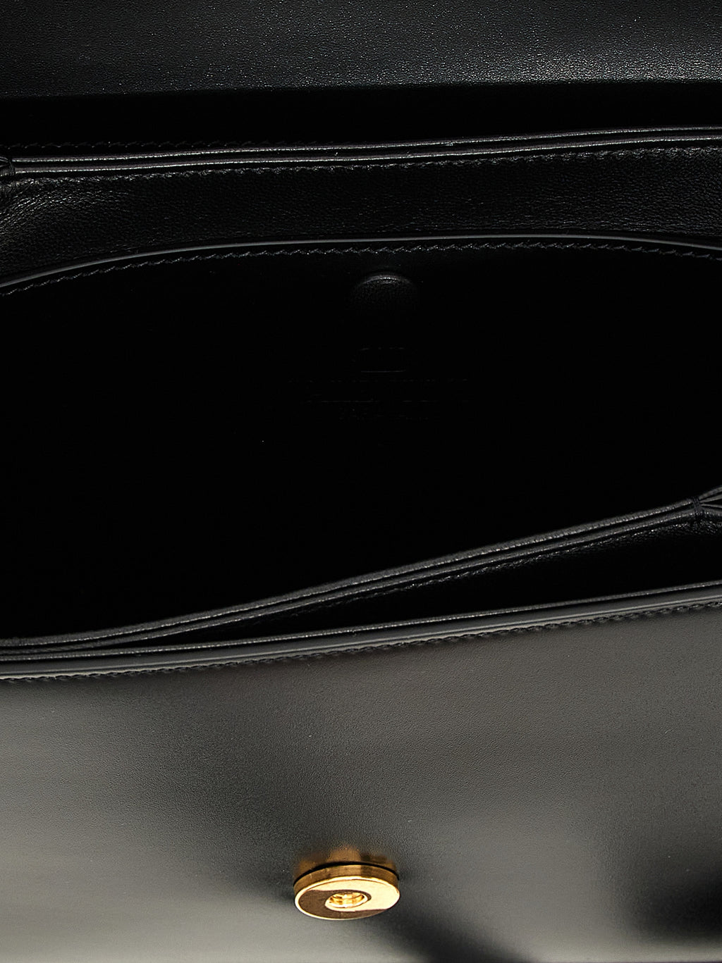 Black Leather Shoulder Bag
