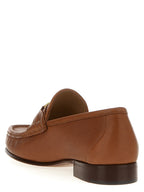 Mocassins en cuir marron