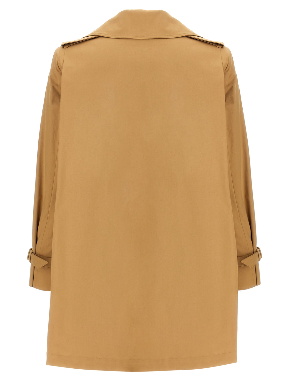 Manteau en coton marron