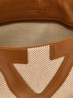 Sac fourre-tout en coton beige