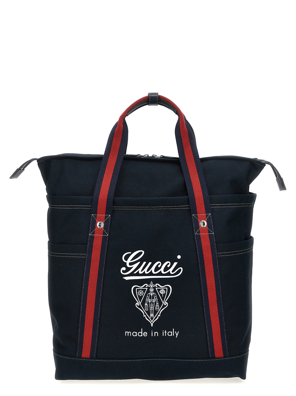 Sac fourre-tout en coton bleu