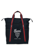 Sac fourre-tout en coton bleu