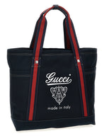 Sac fourre-tout en coton bleu