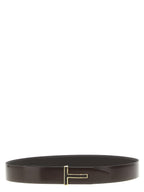Ceinture en cuir marron