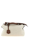 Sac à main synthétique beige