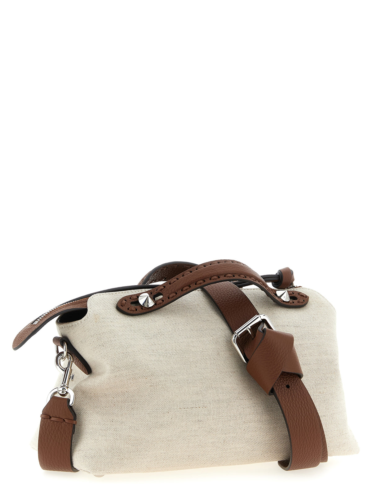 Sac à main synthétique beige