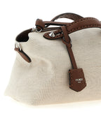 Sac à main synthétique beige