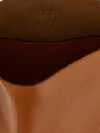Sac à main en veau marron