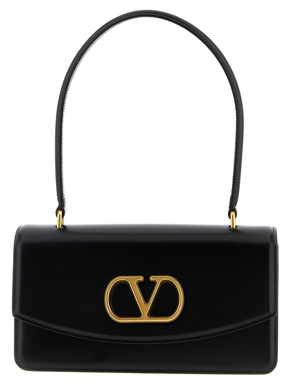 Black Leather Shoulder Bag