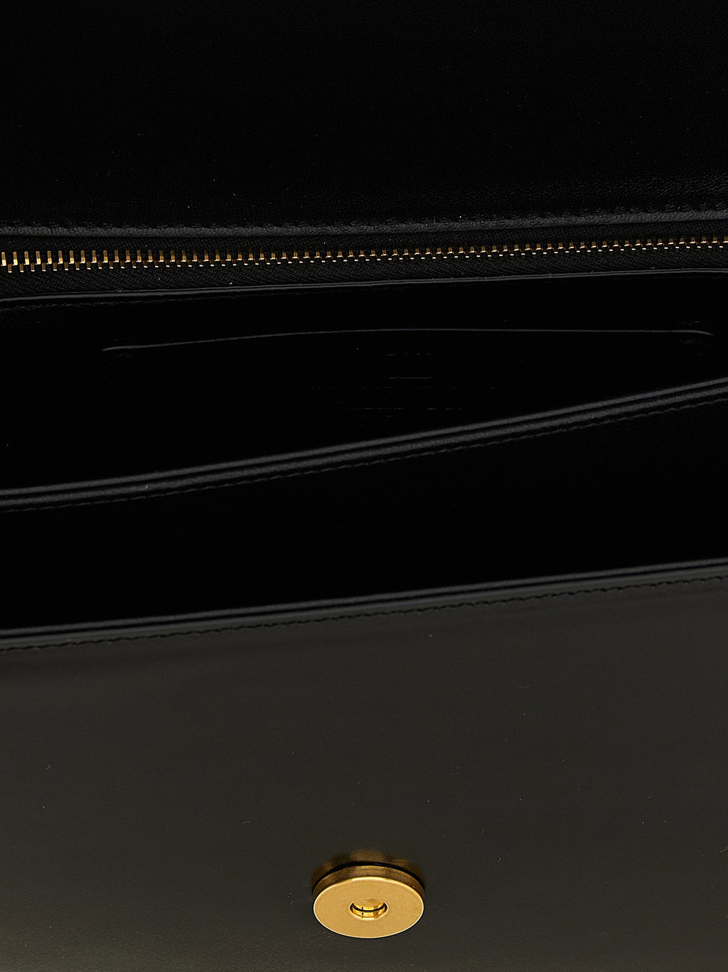 Black Leather Shoulder Bag