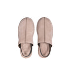 Mules en cuir – Marron