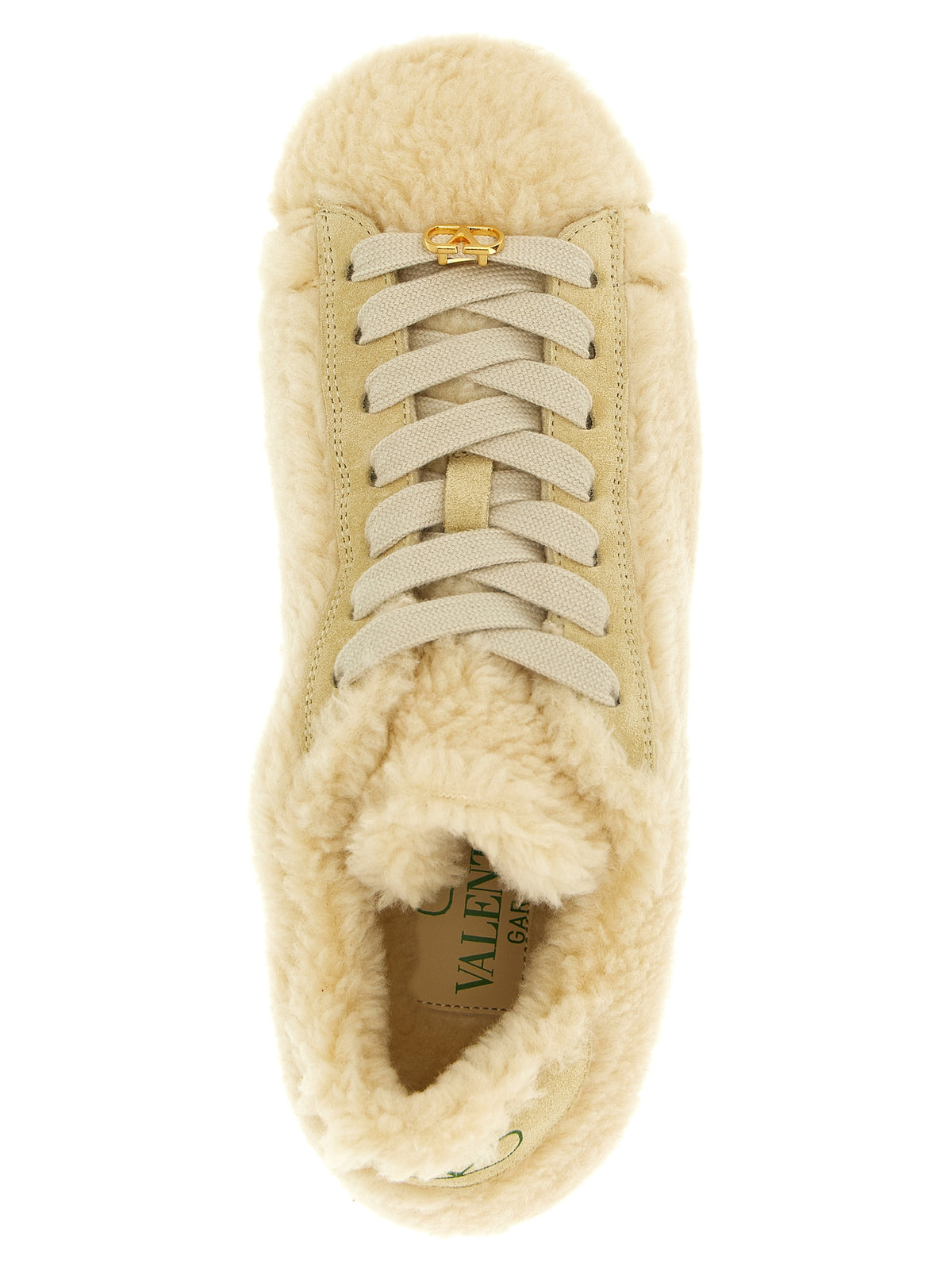 Baskets en laine beige