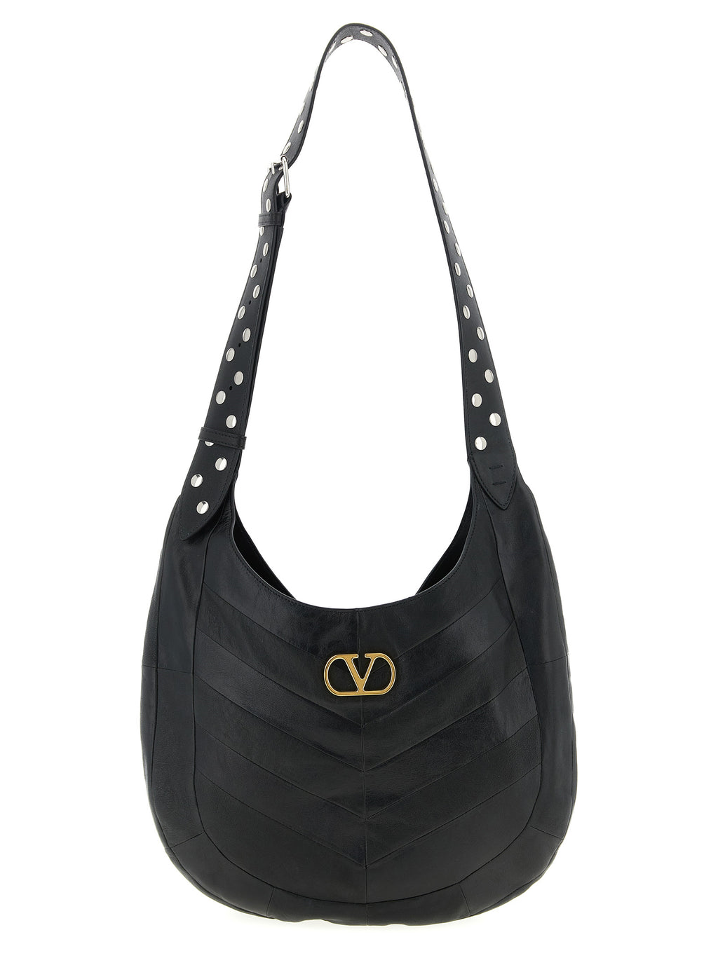Sac à bandoulière en cuir noir