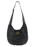 Sac à bandoulière en cuir noir