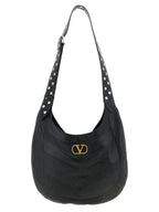 Sac à bandoulière en cuir noir