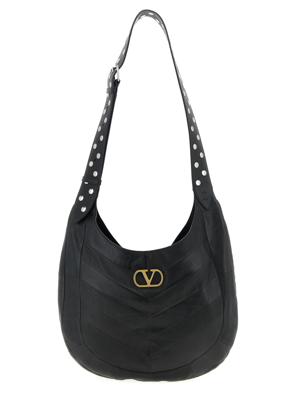 Sac à bandoulière en cuir noir