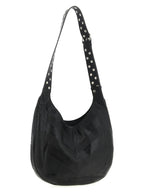 Sac à bandoulière en cuir noir