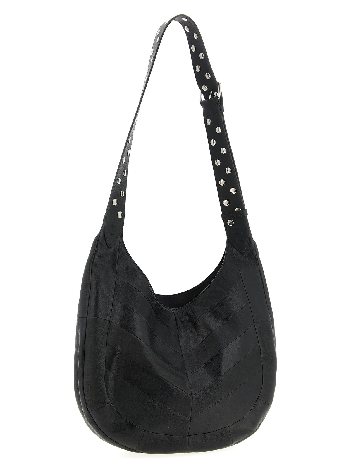Sac à bandoulière en cuir noir