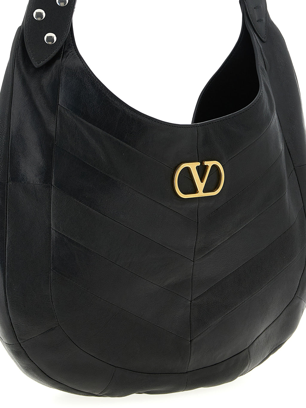Sac à bandoulière en cuir noir