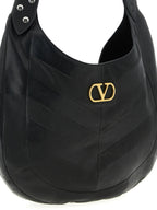 Sac à bandoulière en cuir noir