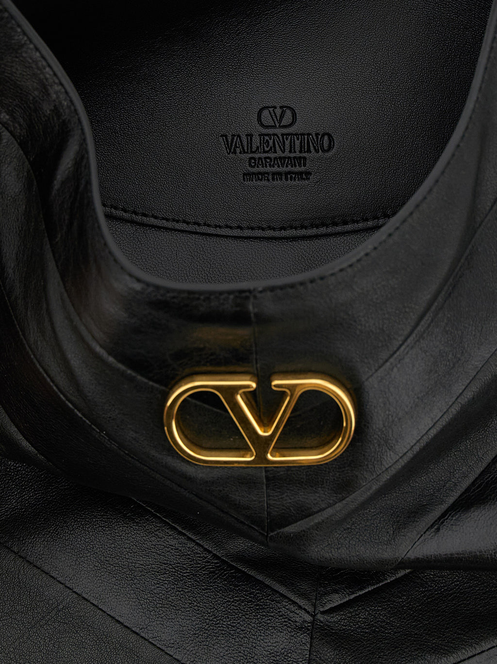 Sac à bandoulière en cuir noir