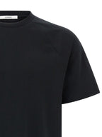 White and Black Cotton T-Shirt